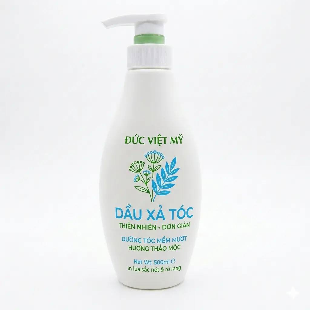 SP Chai HDPE OVAL Bầu Trắng 300ml