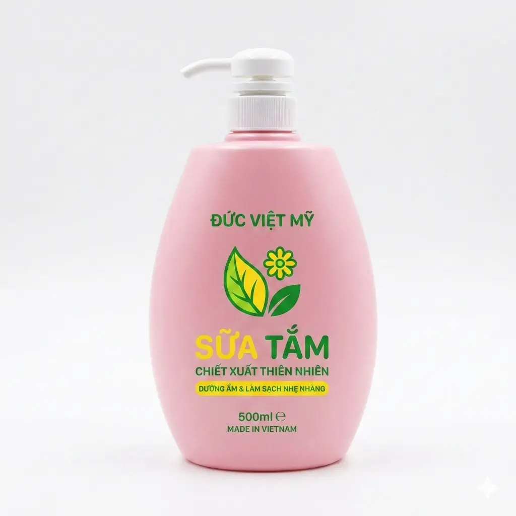 Chai HDPE Oval Hồng 200ml