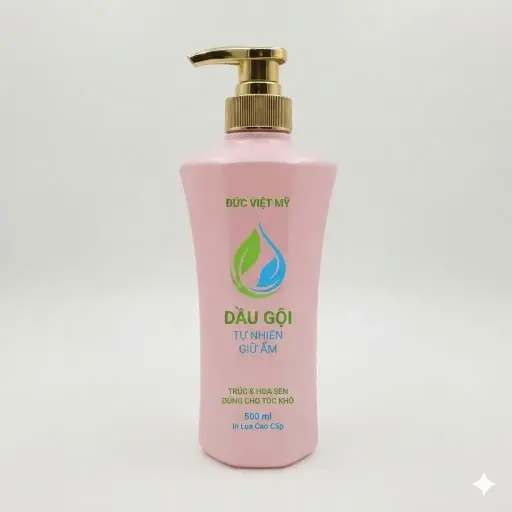 SP Chai HDPE Hình Trụ Vuông Eo Hồng Phấn 400ml