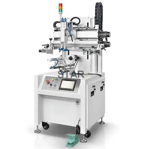 Máy In Lụa Tròn 4 Servo